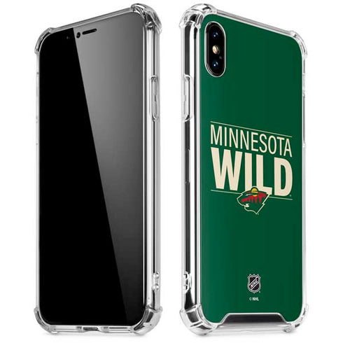 NHL Minnesota Wild Lineup iPhone XS Max Clear Case
